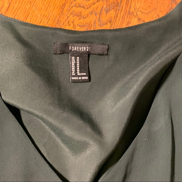 Forever 21 Emerald Dress - Picture 2 of 8